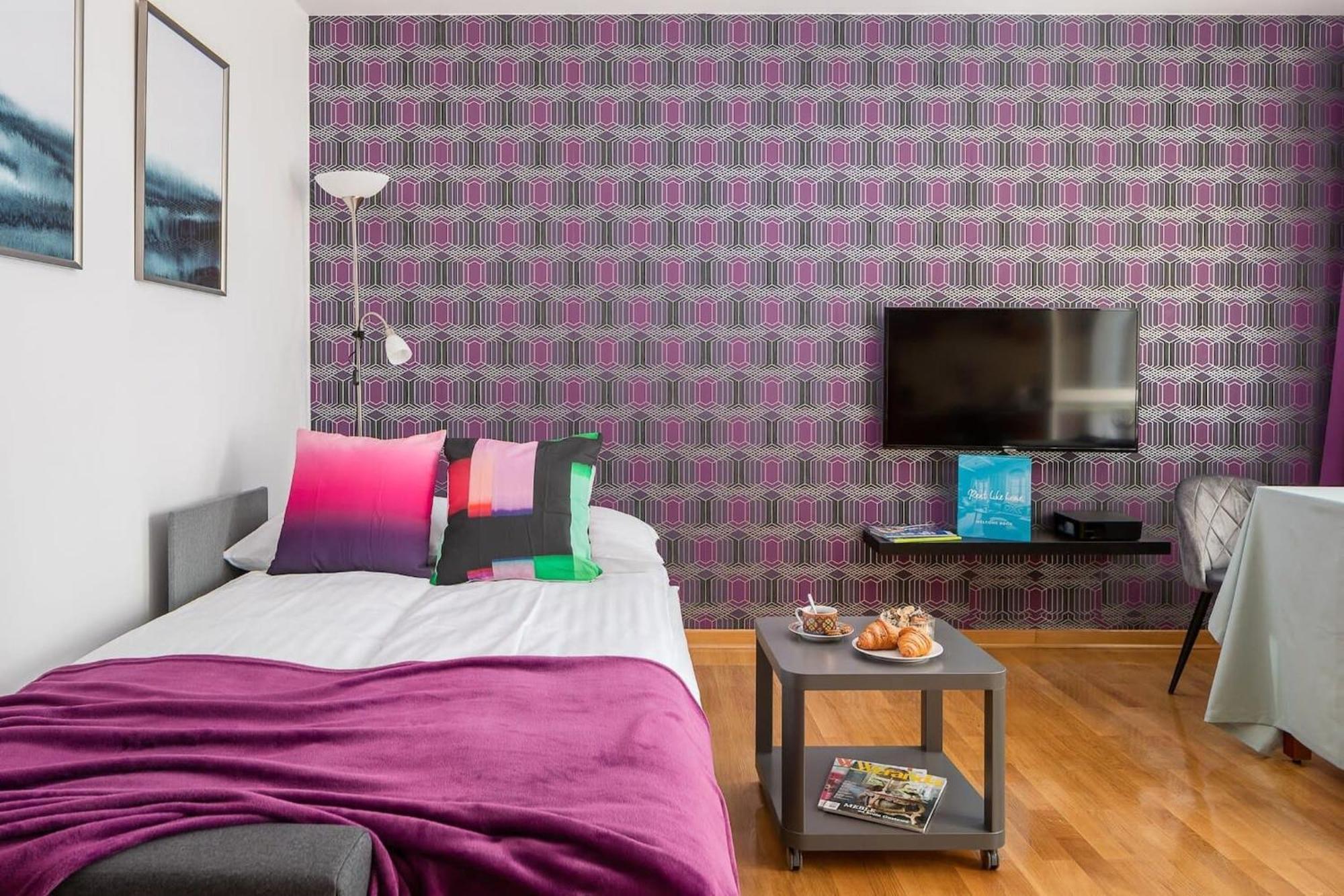 Elektoralna 12A - Colorful Apartment With Balcony By Noclegi Renters Warschau Exterior foto